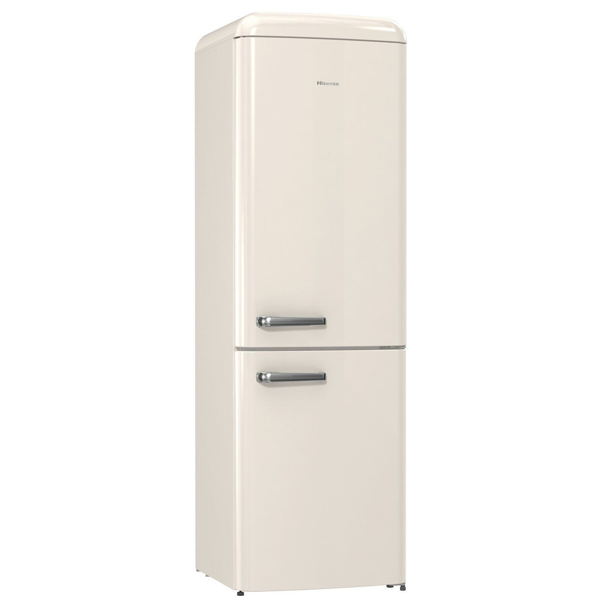 Hisense Retro Fridge-Freezer 300lt Total NoFrost H194xW60xD66.1cm Beige RB390N4RYD