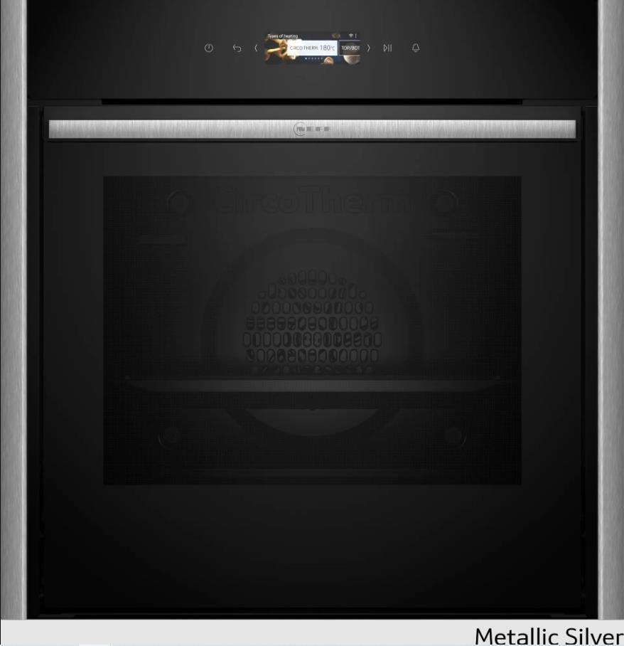 Neff B59CR7KY0 Built In Oven Ν70 Series Metallic Silver