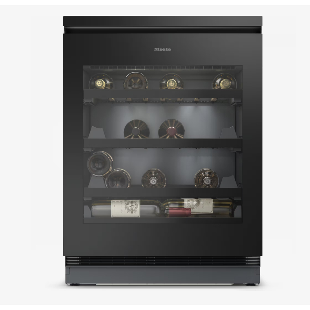Miele Undercounter wine cooler KWTUS7054 F Black obsidian glass