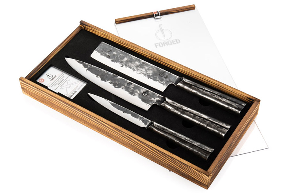 Forged Brute 3pc Knives Set (Chef's, Vegetable, Universal Knife) 304259